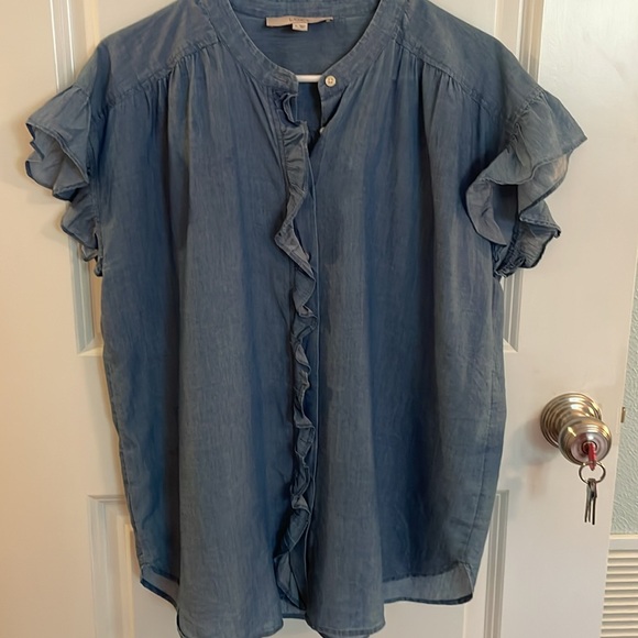 Chambray blouse - Picture 2 of 4